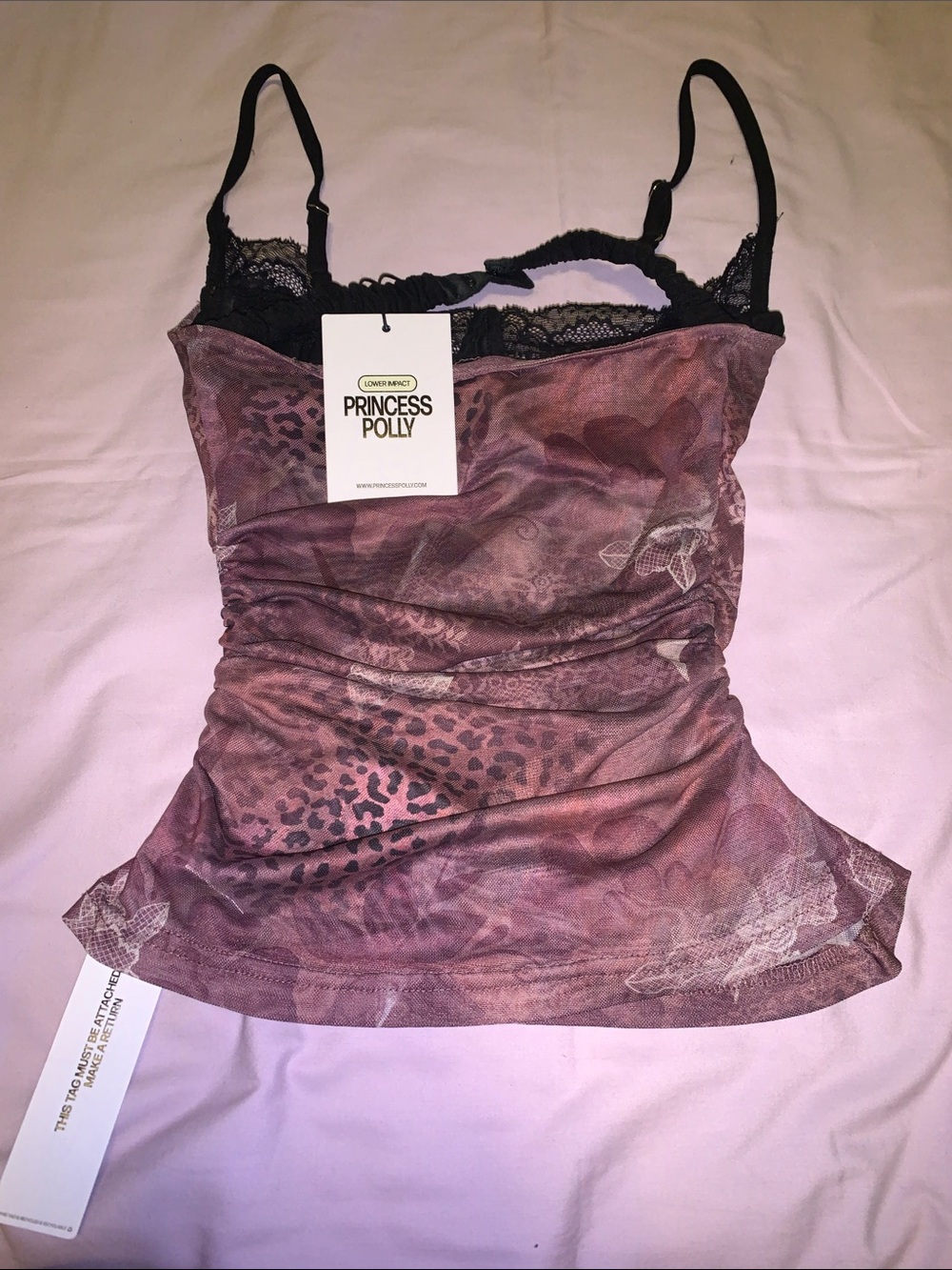 Princess Polly Bra Layered Corset Top - Picture 5 of 6